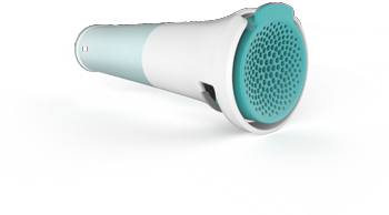 Smart spirometer turquoise